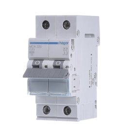Автоматический выключатель 2-п, 25A, C, 6kA, Hager MCN225