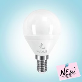 Лампа cвітлодіодна MAXUS LED G45 F 5W 3000K 220V E14 AP (1-LED-439)