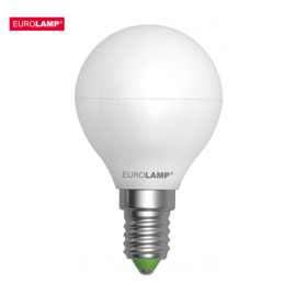 Светодиодная led-лампа «Eurolamp» ЕКО серия "D" G45 5 Ватт E14 3000K «теплый свет»