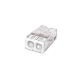 Клемник WAGO 2 (монолітних) х 0,5-2,5 мм2 24А Al+Сu артикул 2273-242