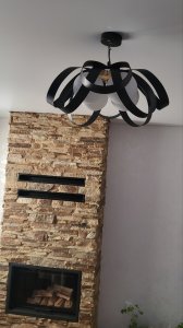 Фото Люстра Zuma Line NELA FLAT 65 1139 Black Gold 133867-025791