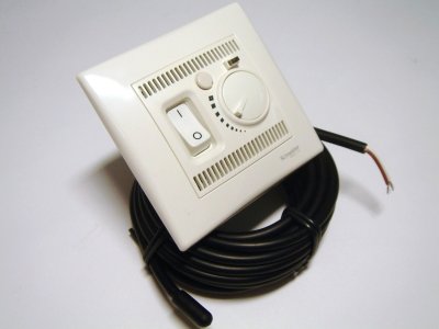 Фото Терморегулятор для теплої підлоги Sedna SDN6000321 колір білий